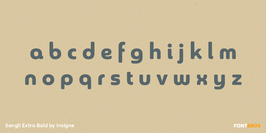 Sangli Extra Bold Font Poster #3