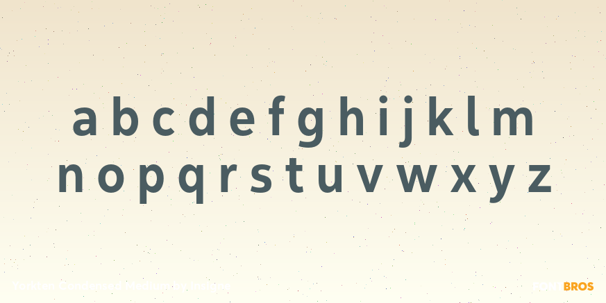 Yorkten Condensed Medium Font Poster #1