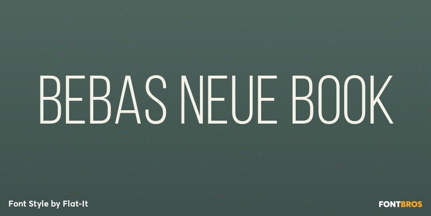 Bebas Neue Book Font Poster #1