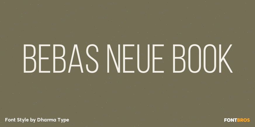 Bebas Neue Book Font Poster #1