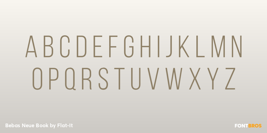 Bebas Neue Book Font Poster #1