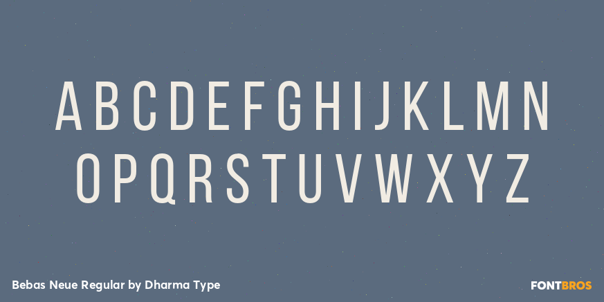 Bebas Neue Regular Font Poster #2