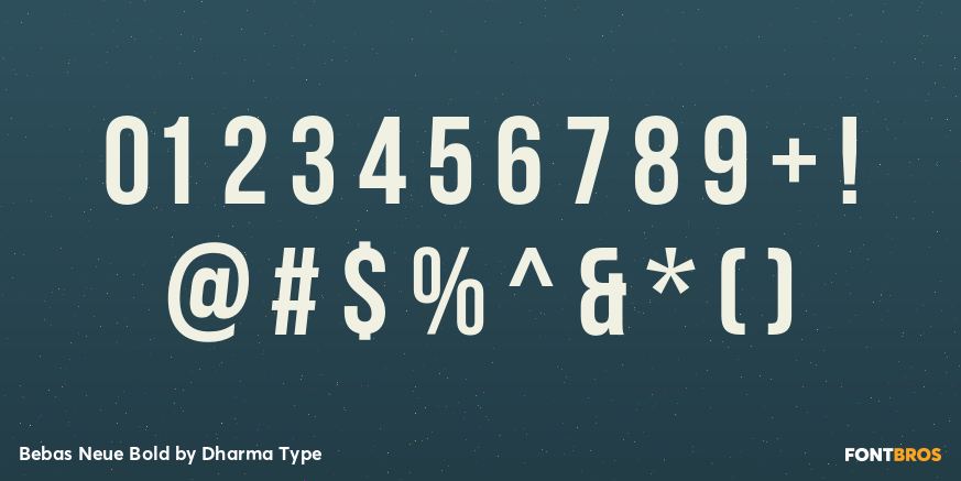 Bebas Neue Bold Font Poster #4