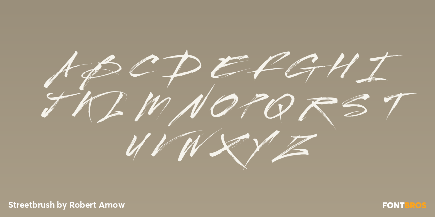 Streetbrush Font Poster #2