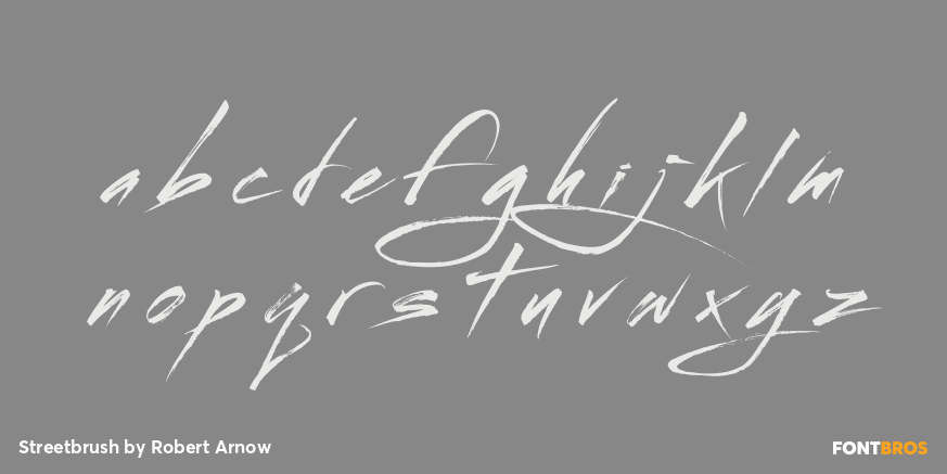 Streetbrush Font Poster #3