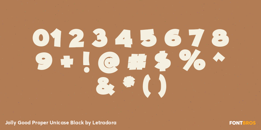 Jolly Good Proper Unicase Black Font Poster #4