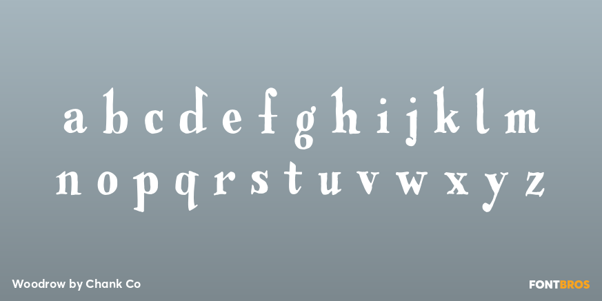 Woodrow Font Poster #1