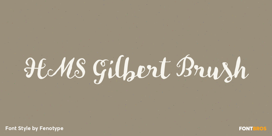 HMS Gilbert Brush Poster