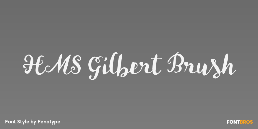 HMS Gilbert Brush Poster