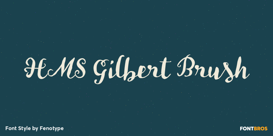 HMS Gilbert Brush Poster