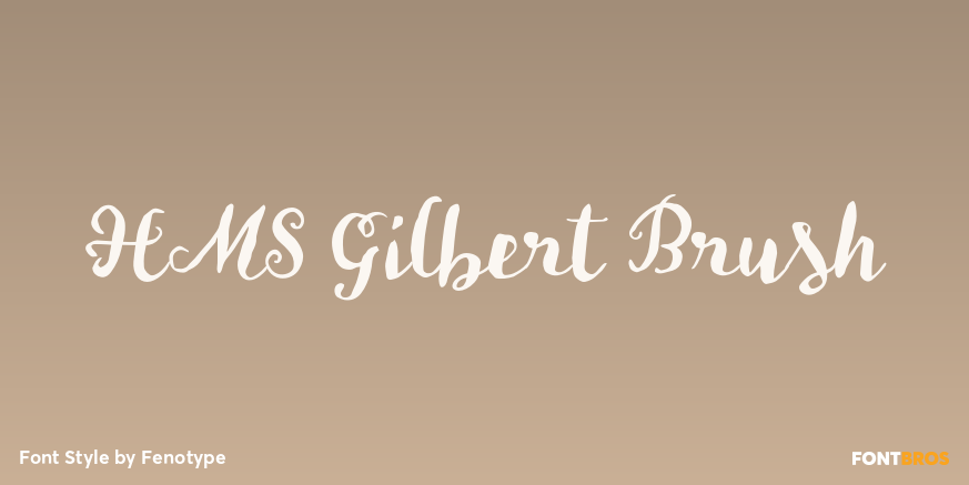 HMS Gilbert Brush Poster