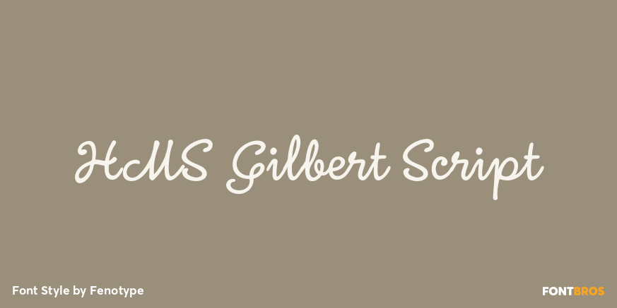 HMS Gilbert Script Poster