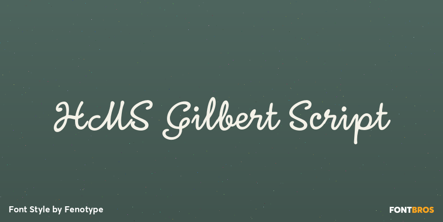 HMS Gilbert Script Poster