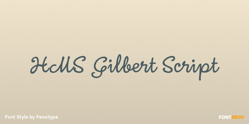 HMS Gilbert Script Poster