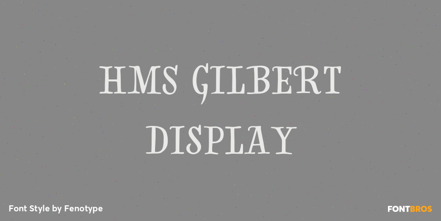 HMS Gilbert Display Poster