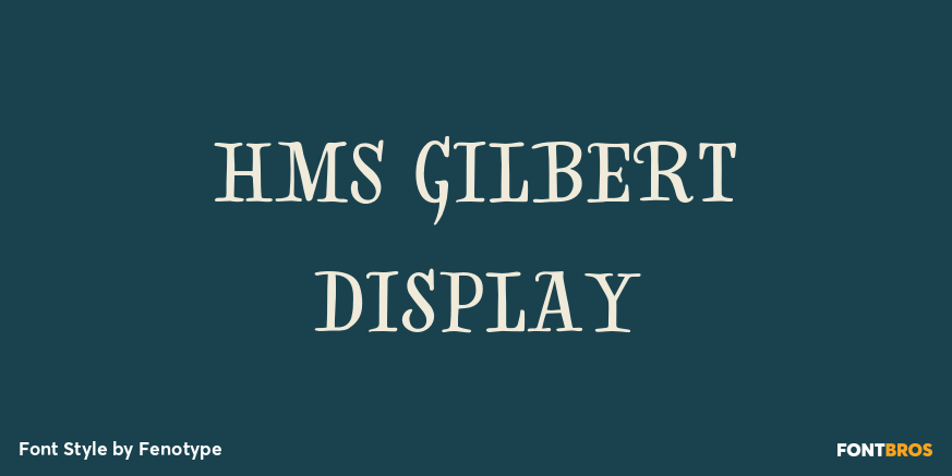 HMS Gilbert Display Poster