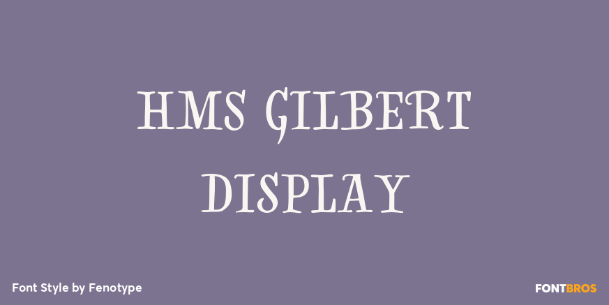 HMS Gilbert Display Poster