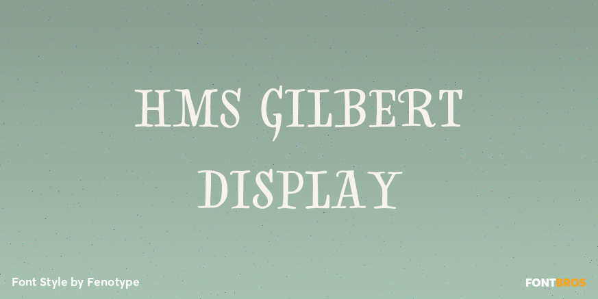 HMS Gilbert Display Poster