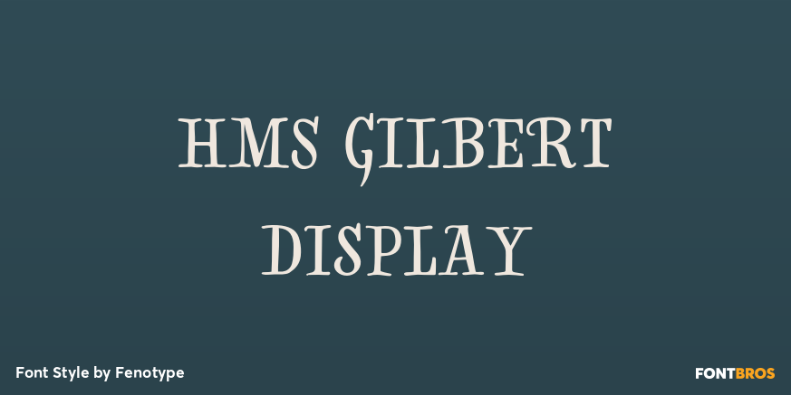 HMS Gilbert Display Poster
