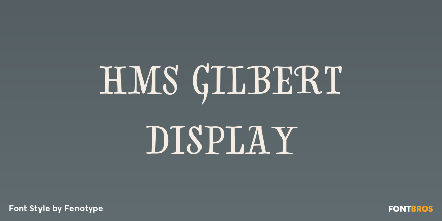 HMS Gilbert Display Poster