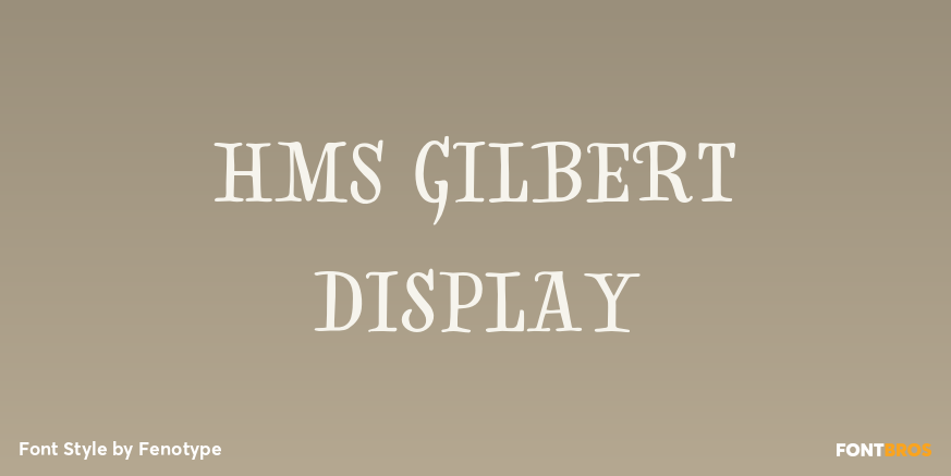 HMS Gilbert Display Poster