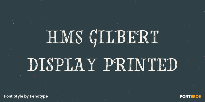 HMS Gilbert Display Printed Poster