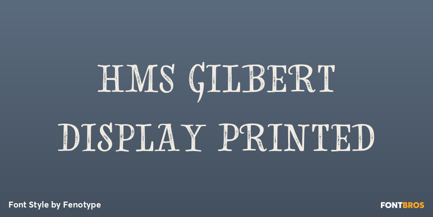 HMS Gilbert Display Printed Poster