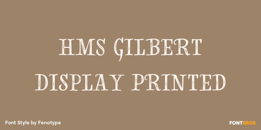 HMS Gilbert Display Printed Poster