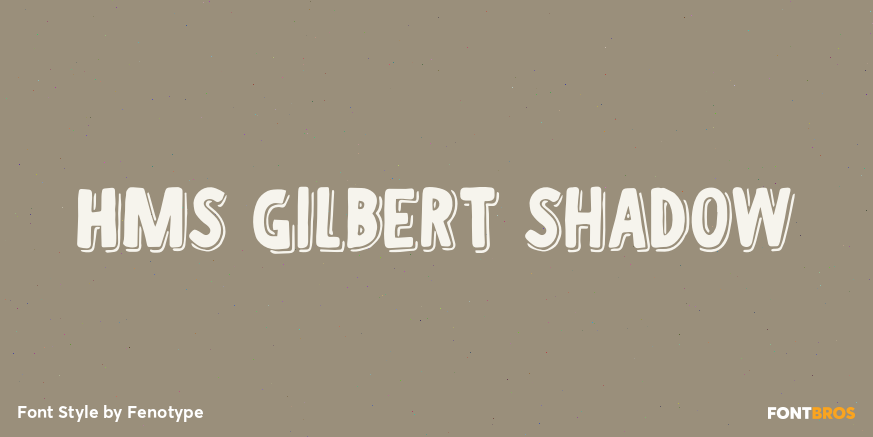 HMS Gilbert Shadow Poster