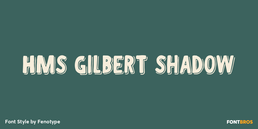 HMS Gilbert Shadow Poster