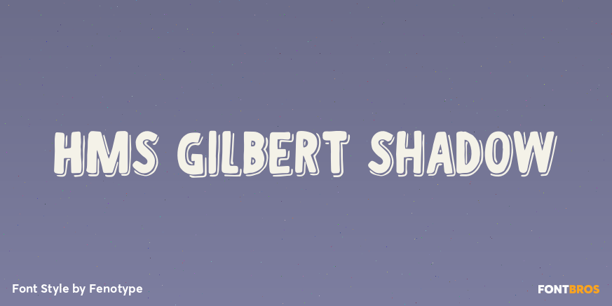 HMS Gilbert Shadow Poster