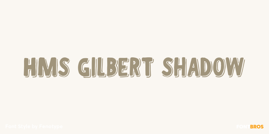 HMS Gilbert Shadow Poster