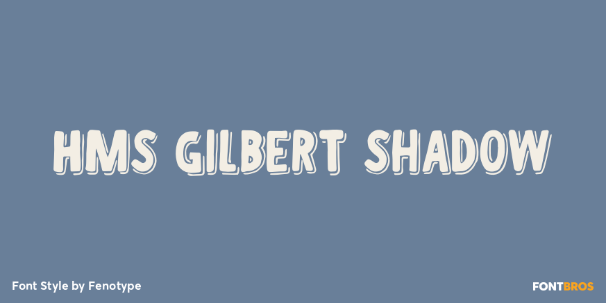 HMS Gilbert Shadow Poster