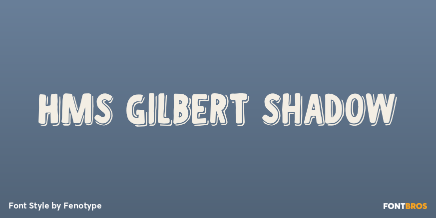 HMS Gilbert Shadow Poster