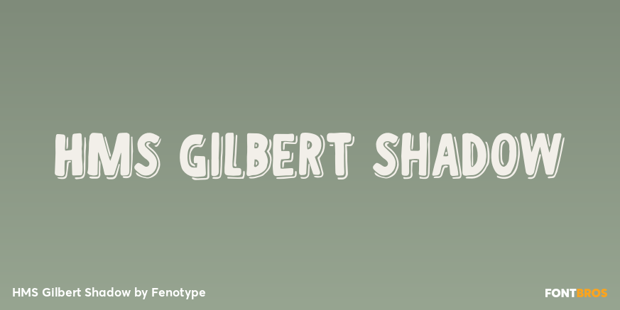 HMS Gilbert Shadow Poster