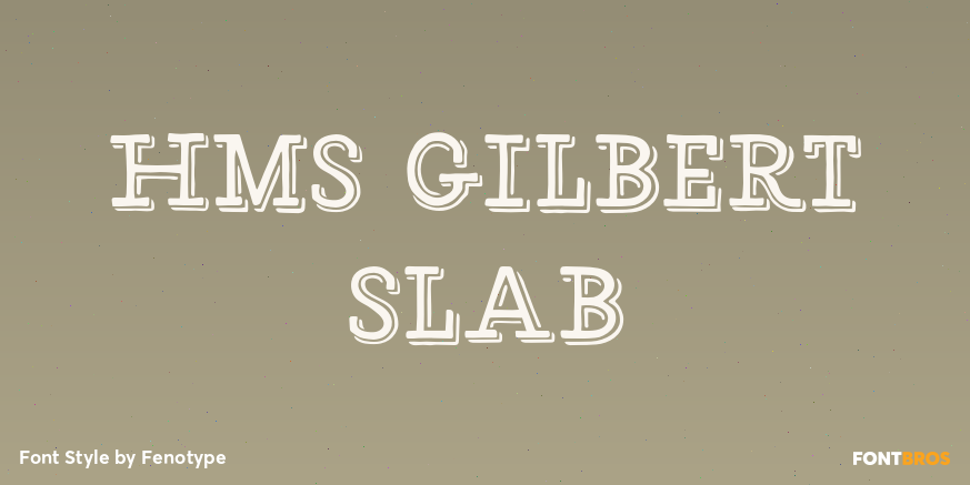 HMS Gilbert Slab Poster