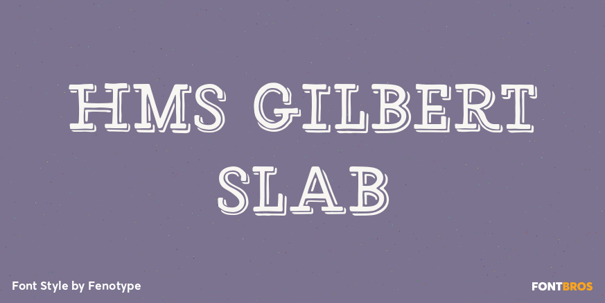 HMS Gilbert Slab Poster