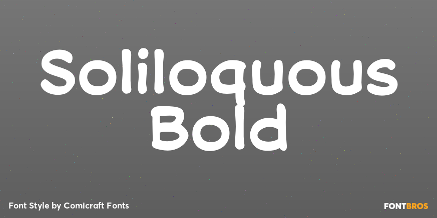 Soliloquous Bold Poster