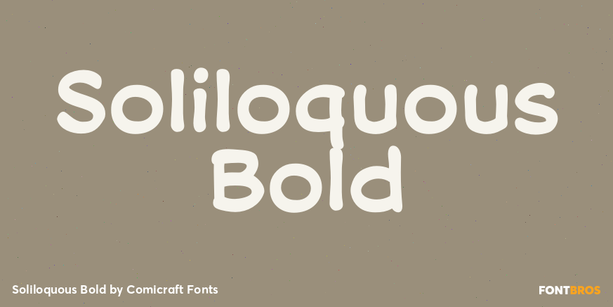 Soliloquous Bold Poster