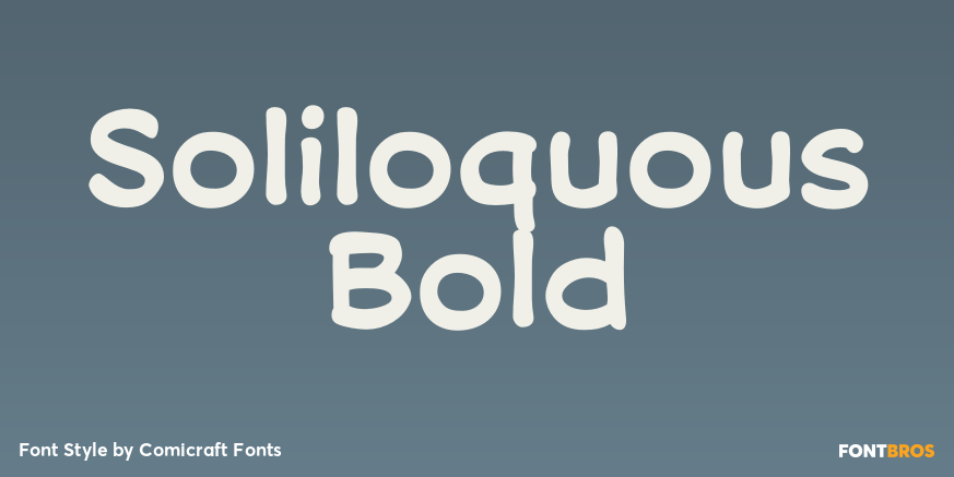 Soliloquous Bold Poster