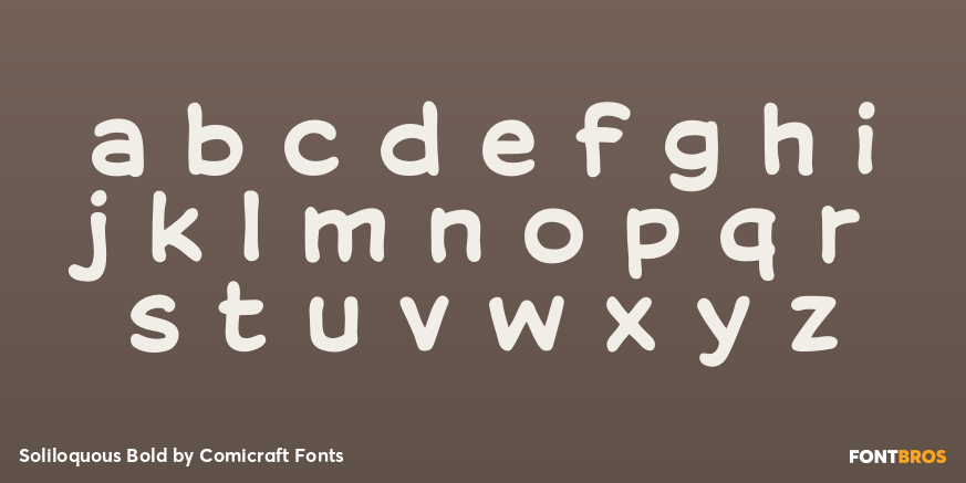 Soliloquous Bold Font Poster #3