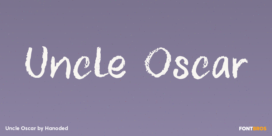 Uncle Oscar Font Poster #1