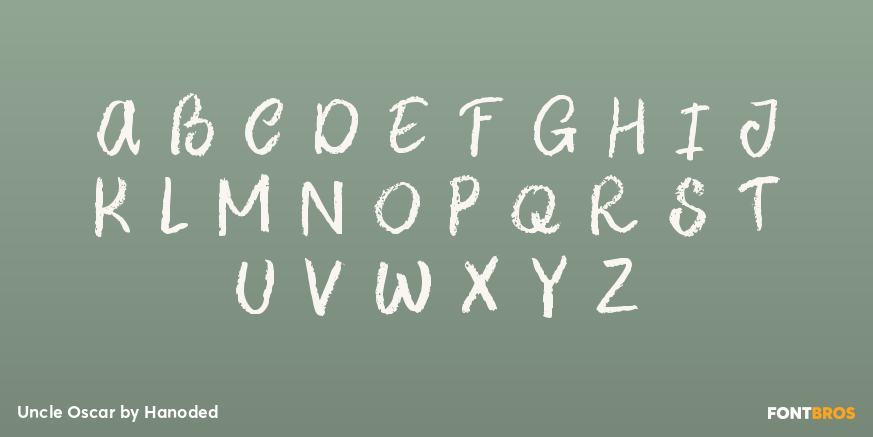 Uncle Oscar Font Poster #2