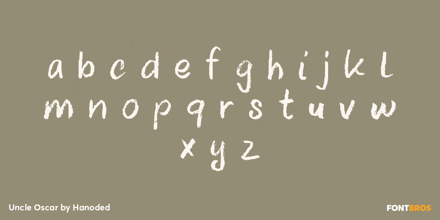Uncle Oscar Font Poster #3
