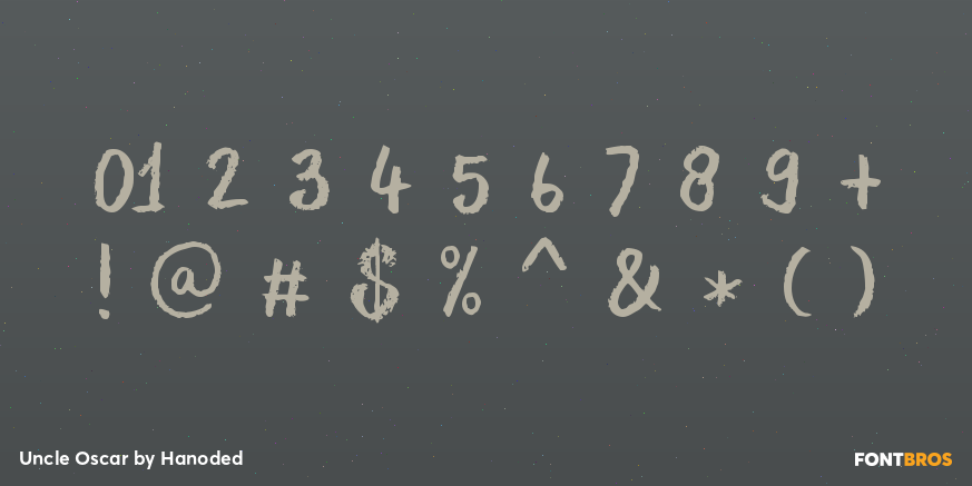 Uncle Oscar Font Poster #4
