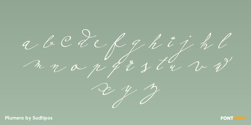 Plumero Font Poster #1