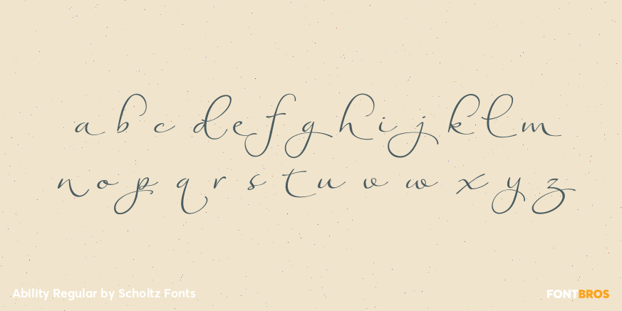 Ability Regular Font Poster #1