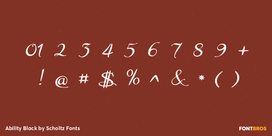 Ability Black Font Poster #4