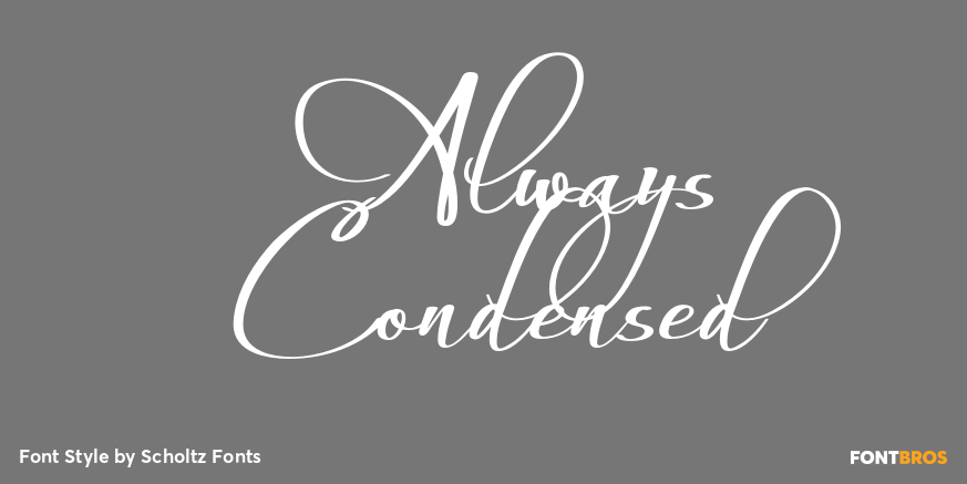 Always Condensed Poster