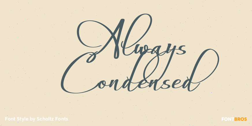 Always Condensed Poster